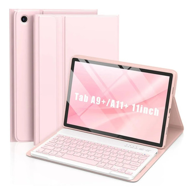 Funda Teclado Para Samsung Galaxy Tab A11 Plus 11 Pulgada 2025\u002Fpara Samsung Tab A9 Plus 11 Pulgada 2023 (sm-x230\u002Fx235\u002Fx236\u002Fsm-x210\u002Fx216\u002Fx218) Teclado Con Ñ Bluetooth Desmontable De Múltiples Ángulos | Meses sin interés
