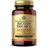 Solgar - Biotina 1000 Mcg, 100 Cápsulas Vegetales