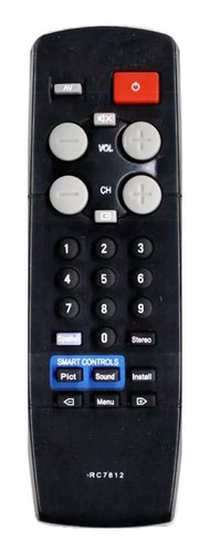 Control Remoto Rc7812 Tv Para Philips Boton Smart Controls