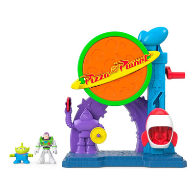 Imaginext Toy Story Pixar Pizza Planet Set Buzz Alien 3 | Envío gratis