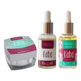 Kit Facial Kaba Crema Tensora + Tónico Facial + Aceite Oro