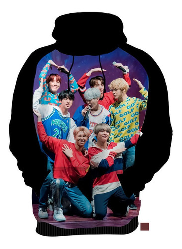 Blusa De Frio Moletom Bts Grupo K-pop Banda Música Hd 02