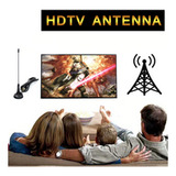 Mini Antena Digital Tv Aberta Base Magnetica Compacta