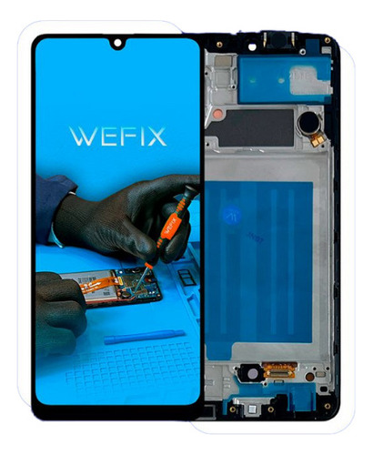 Tela Touch Display Compatível A31 A315 C/aro Oled Orig Wefix