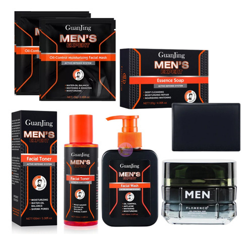 Pack Cuidado Facial Blanqueamiento Hidratacion Hombres