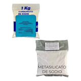 Carbonato De Sodio 1 Kg + Metasilicato De Sodio 1 Kg