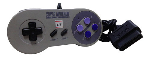 Controle Super Nintendo Snes Original Cod Ct Cinza Sns-005