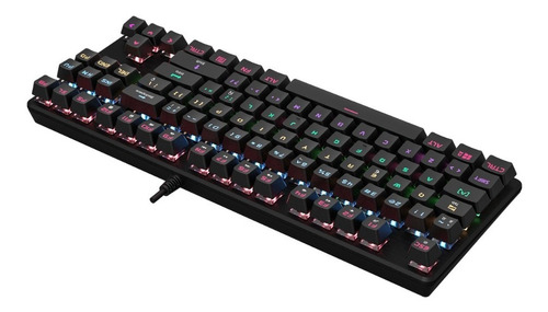 Teclado Philips Gaming Momentum Spk8901bqmc Mecanico Color Del Teclado Negro Idioma Español