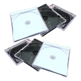 Cd Slim Cases Dvd Totalmente Transparentes, 6 Unidades