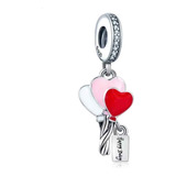 Dije Charm Pandora I Love You Plata S925 Te Amo Circonita