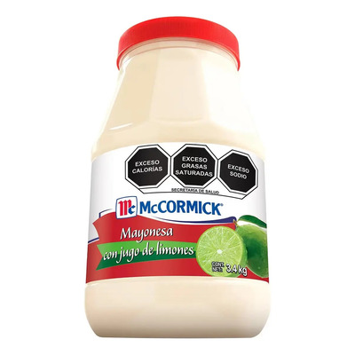 Mayonesa Mccormick con jugo de Limones 3.4 Kilos la más grande | MercadoLibre