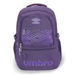 Mochila Umbro® Casual Deportiva Porta Laptop 16 Inch Color Violeta