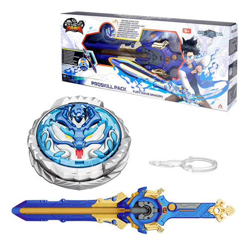 Beyblade Infinity Nado Fury Wave Dragon Com Lançador De Espa