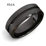 Anillo En Acero Inoxidable Elegante Para Hombre Lujo