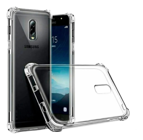 Funda Antigolpes Transparente Para Samsung + Vidrio Full 9d