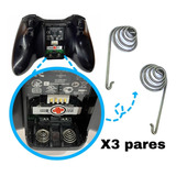 3 Pares De Resortes De Bateria Para Control De Xbox 360