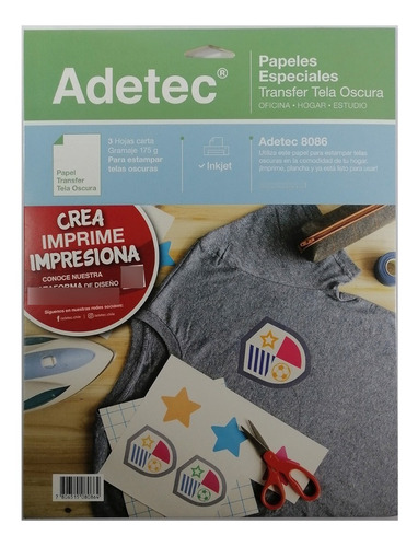 Papel Estampado Telas Oscuras Adetec