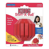 Kong Stuff A Ball M Color Rojo