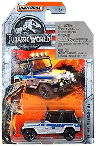 Matchbox 1/64 Jurassic Park World 1993 Jeep Wangler #9 Unico