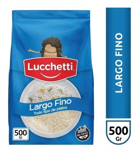 Arroz Largo Fino Lucchetti Paquete X 500 G
