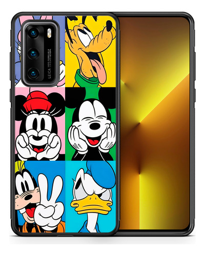 Funda Honor Y Huawei Disney Mickey Minnie Pluto Goofy Donald