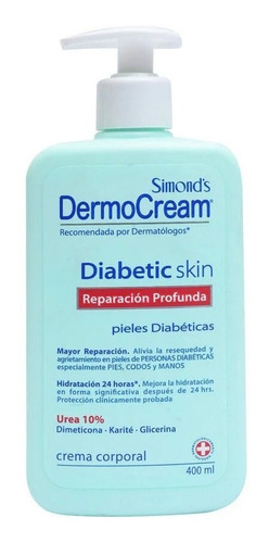Crema Simonds Corporal Dermocream 400 Ml Diabetic Skin