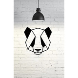 Figura Geométrica Oso Panda 02 | Cuadro Pared Decoración