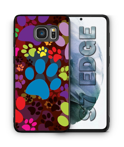 Funda Galaxy S20 Ultra S20p S10 S9 Note 10 9 8 Huellas Perro