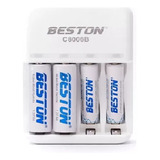 Bateria Beston Recargables Aa/aaa X 4 Pack + Cargador