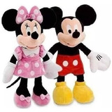 Mickey Mouse Y Minnie Mouse  50 Cm Excelente Calidad