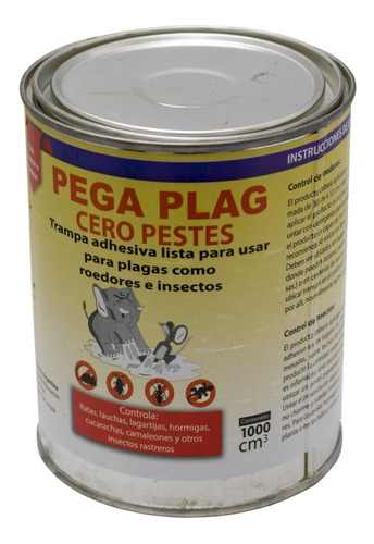 Roetrap Pegamento Para Roedores Ratas Ratones 1 Kg Pega Plag