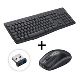 Kit Teclado E Mouse Óptico Wireless Sem Fio Bluetooth Abnt2