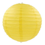 Pantalla China O Papel Amarillo 20 Cm ( Lote 10 Pzas )