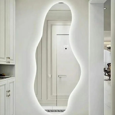 Espejo Cuerpo Entero Con Luz Led Touch 3tonos D Luz 50x130cm - Minimalista | Meses sin interés