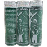 3 Veladoras Jesus Malverde Proteccion + Envio Gratis