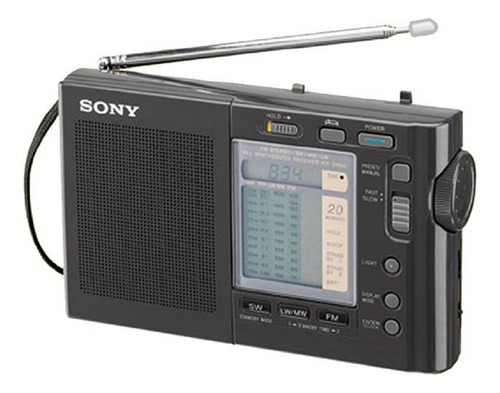 Radio Sony Onda Corta Am Fm Sw Portatil Digital 12 Bandas