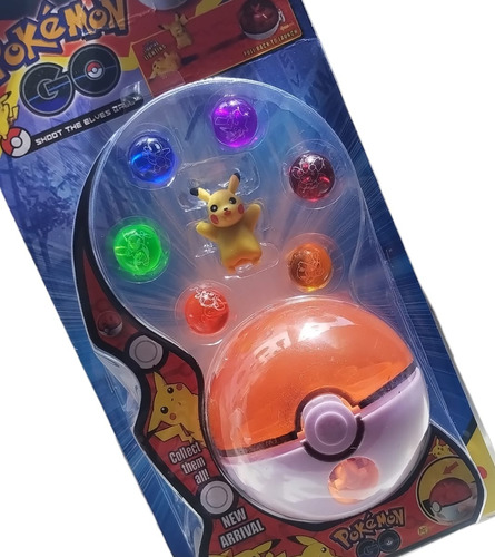 Pokebolas Lanzador Pokémon Juguete Pikachu Niños