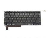 Teclado Para Mac Pro 15  A1286 2009 2010 2011 Ingles Ilumina