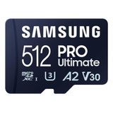 Tarjeta Memoria Samsung Pro Ultimate Adaptador 512gb 200mb/s