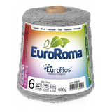 Barbante Euroroma Colorido N 6 - Cor: 270 Cinza