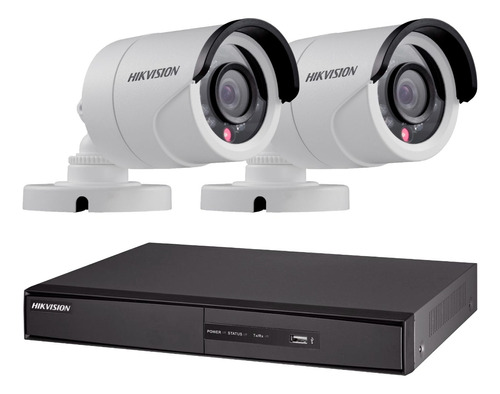 Kit Seguridad Hikvision 4 + 2 Camaras 2mp M3k