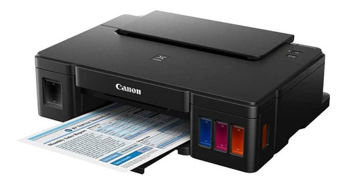 Impresora Canon Pixma G1110 Monofunción Usb Fácil Recarga Color Negro