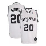 Camiseta Basquet Nba San Antonio Spurs Jr. Ginobili Basket 