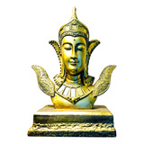 Escultura Cabeça Do Buda Hindu Decoração Para Casa Enfeite 