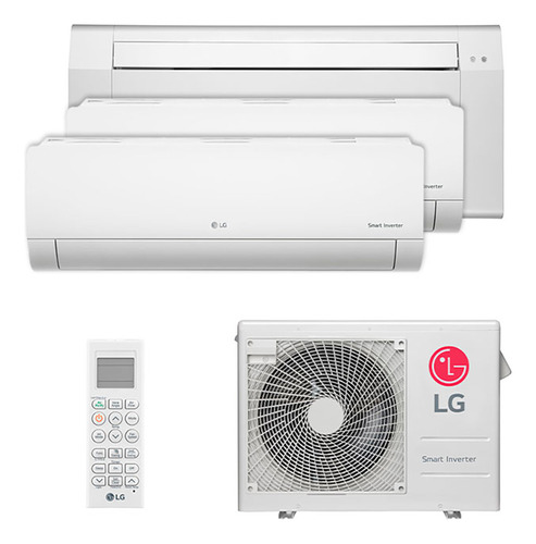 Ar Cond Multi LG Inverter 2x9000 1x12000 Cassete Q/f 220v