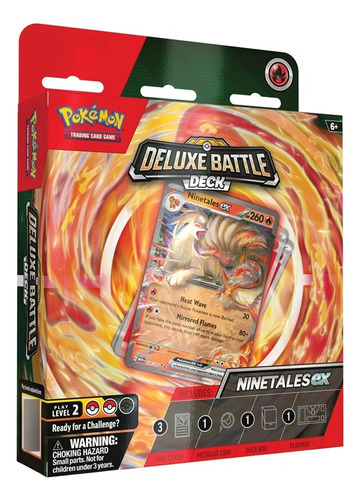 Pokemon Card Game Deluxe Battle Deck Ninetails Idioma Ingles