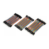 10 Paquetes Cable Dupont 10cm Con 40 Pzas M-h