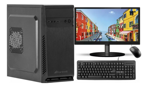 Pc Cpu Completo Intel I5 8gb Ssd 480gb Wifi Monitor 19''