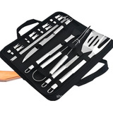 Pack Set Asado Parrilla 18uds + Funda Funda Camping Outdoor