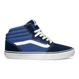 Vans Milton Hi Suede Canvas Navy Stv Vn000180fm4 Niño Niña